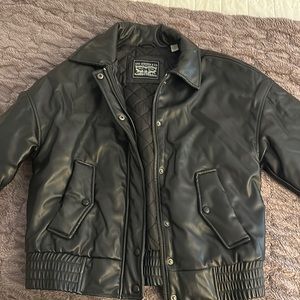 Levi’s faux leather bomber jacket